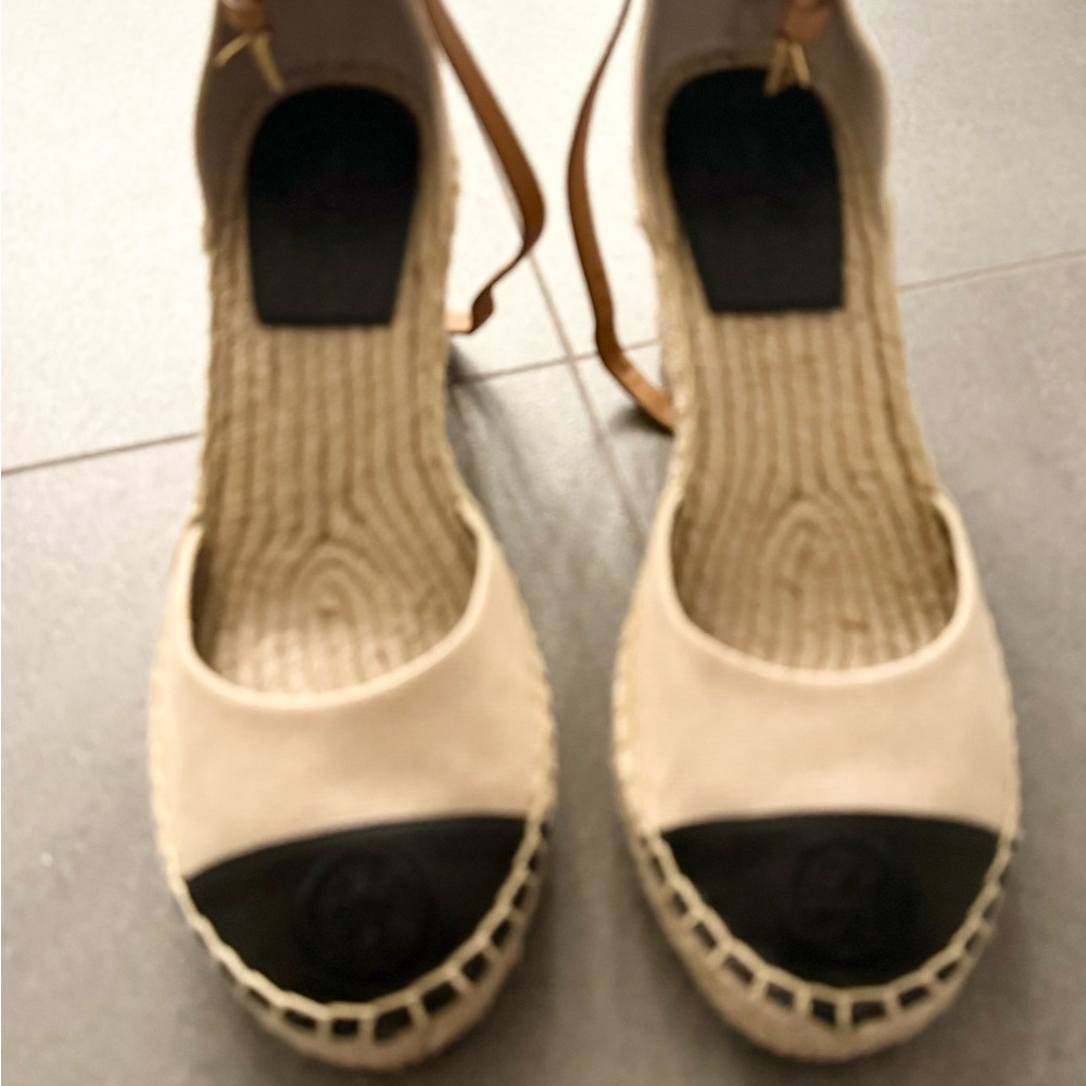 Tory Burch espadrilles, size 7.5